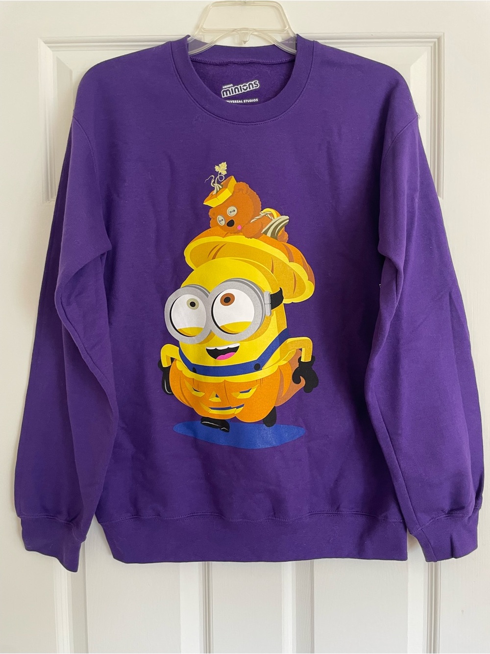 Universal Studios Minion Jack-O-Lantern Graphic Sweatshirt